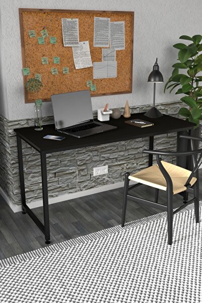 KODIGU Martina Çalışma Masası | Siyah | 140 Cm Boy - 60cm En