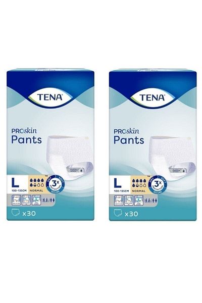 TENA Patient Diapers Panty Diapers 2 Packs 60 Pieces Classic Series Panty Diapers