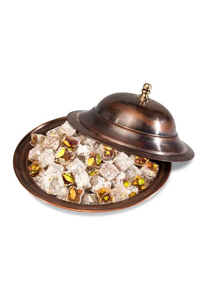 Şekerci Caferzade 250 Gr Double Roasted Turkish Delight with Double Pistachio
