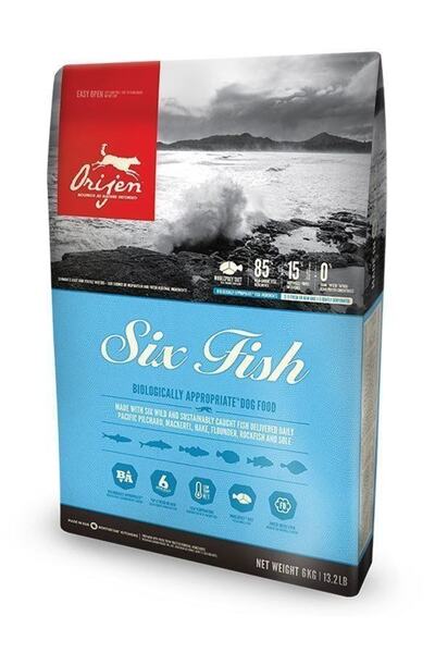 Orijen Six Fish Adult Tahilsiz 6 Balikli Yetişkin Köpek Mamasi 2 Kg