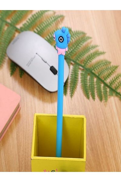 Bluoksweet Gel 0.5 Mm Black Writing Pen with Dog Cute Motif