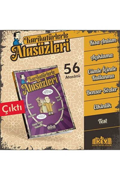 Kaliteli Eğitim Yayınları Karikatürlerle Atasözleri 3-4 Sınıf