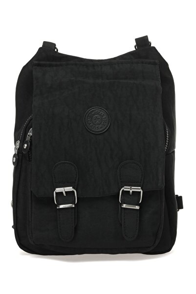 Polaris Krinkıl Srt 2pr Siyah Kadın Sırt Çantası