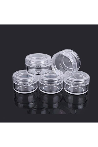 flaky 10ml Krem Kavanozu Kozmetik Kutusu - 100 Adet
