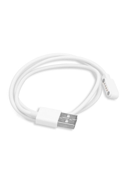 Alkatronik Usb 4 Pin Pogo Kablo Akıllı Saat Manyetik Sabitleyici Şarj Kablosu...
