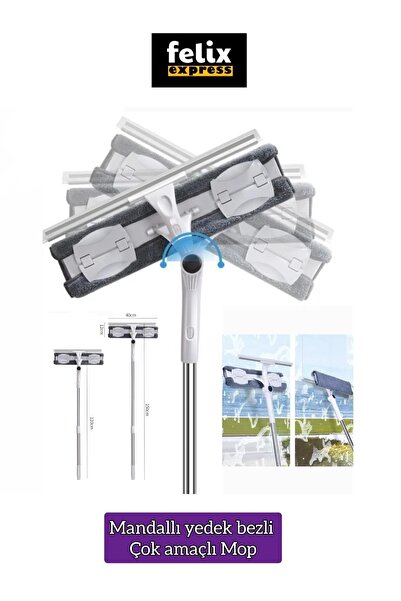 AYLA STAND Paletli Oynar Başlıklı Camsil Çekçek Cam Silme Aparatı