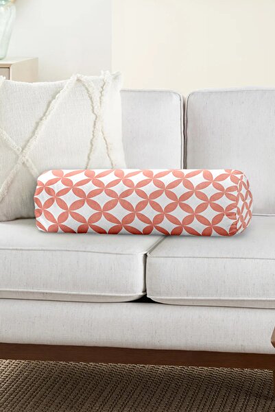 Realhomes Circular geometric imprimat digital decorativ umplut cu fermoar din...