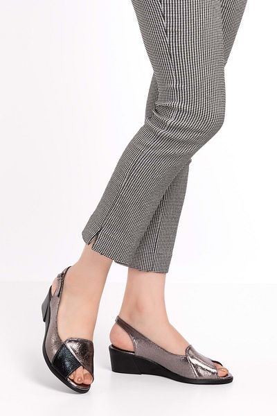 Gondol Sandale de zi cu zi pentru femei Mik.2900 Black Platinum