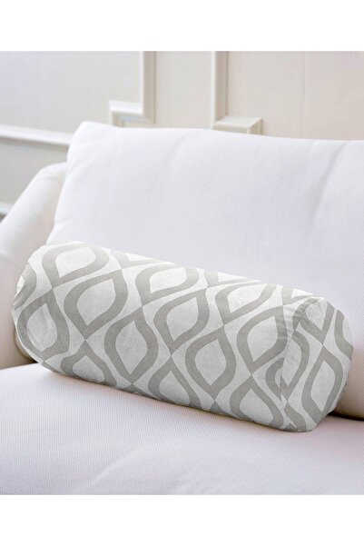 Realhomes وسادة رمي بتصميم قطرة كريمية مطبوعة رقمية حديثة مع حشوة داخلية - وس...