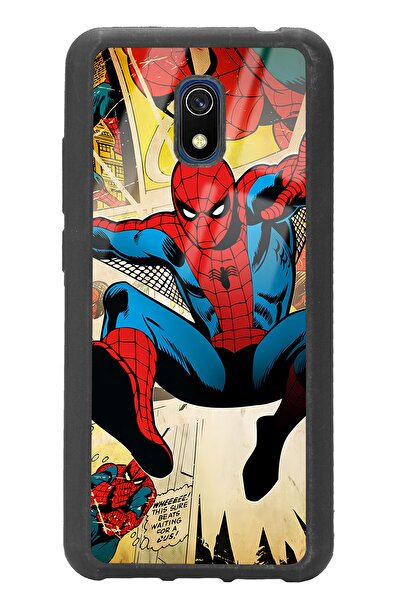 Spoyi Xiaomi Redmi 8a Spider-man Örümcek Adam Tasarımlı Glossy Telefon Kılıfı
