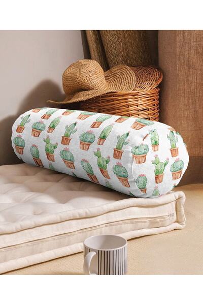 Realhomes Desene mici de cactus mic, imprimat digital, umplut interior, cu fe...