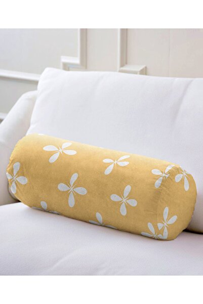 Realhomes Renkli Zemin Üzerinde Çiçek Desenli Modern Iç Dolgulu - Fermuarlı S...