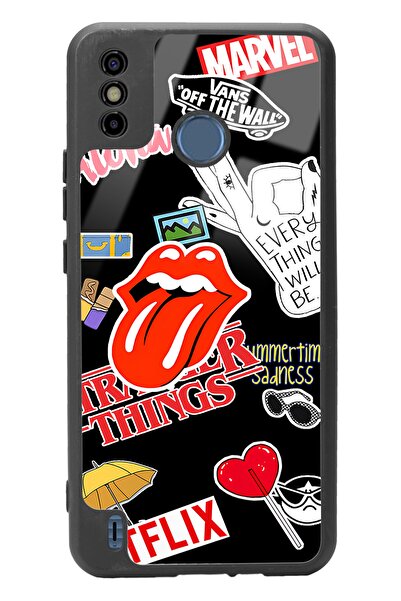 Spoyi غلاف هاتف لامع بتصميم ملصق لهاتف Tecno Spark 6 Go