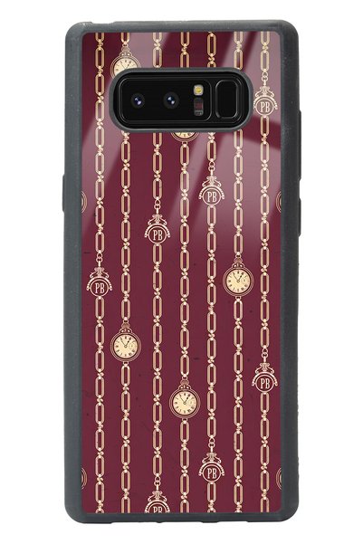 Spoyi Samsung Note 8 Glossy Phone Case with Peaky Blinders Wallpaper Design