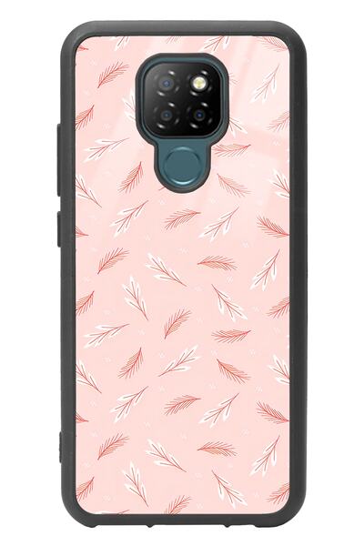 Spoyi General Mobile Gm 20 Pudra Yapraklı Tasarımlı Glossy Telefon Kılıfı