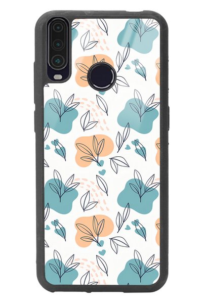 Spoyi General Mobile Gm 10 Glossy Phone Case with Tiny Leaves Design