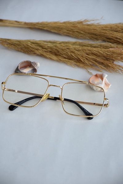 LOOKUP Unisex Blue Light Protective Glasses Blue Block Screen Glasses Ce Certificated New Season Gold Frame