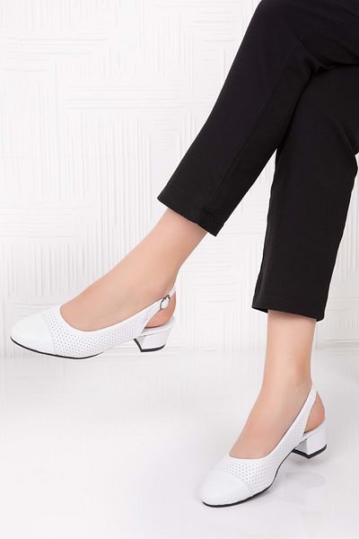 Gondol Pantofi casual din piele naturală cu textura moale alb 35 Vdt.37