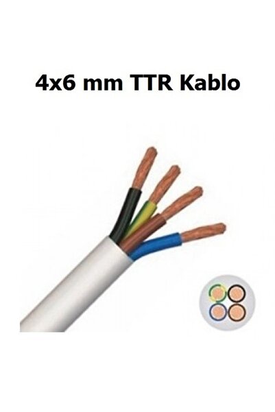 Genel Markalar 4x6 Mm Ttr Kablo 10 Metre
