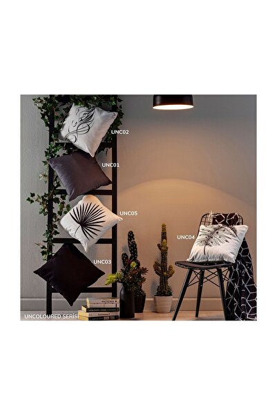 Doqu Home Uncoloured Desenli Dolgulu Kırlent