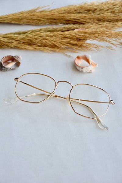 LOOKUP Unisex Blue Light Protective Glasses Blue Block Screen Glasses Ce Certificated New Season Gold Frame
