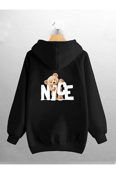 CANDEL Φούτερ Unisex με κουκούλα Hi Nice Back Printed