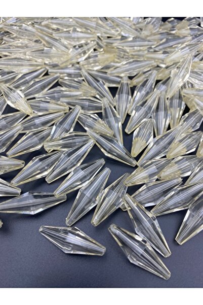 Hedef Bijuteri خرز أكريليك نموذج شعير كبير بلون كريمي، مجوهرات، خرز لصنع الحق...