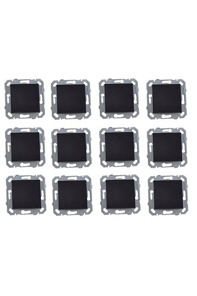 Netelsan Byobu 12 Pieces Black Single Switch Frameless