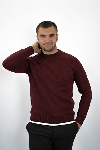 Sarar Interview Yarım Balıkçı Desenli Triko