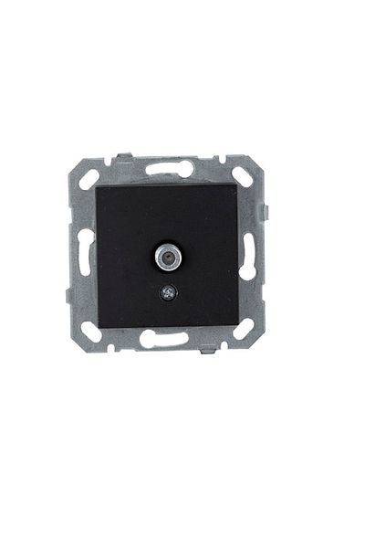 Netelsan Byobu 12 Pieces Black Satellite Socket with F Connector Frameless