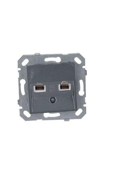 Netelsan Byobu Smoked Data-numeris Phone Socket (cat3-cat6) Frameless