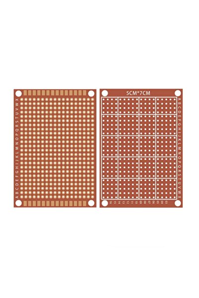 Alkatronik 5x7cm Pertinaks Proto Pcb 18x24=432 Adet Bakır Delik 2.54mm
