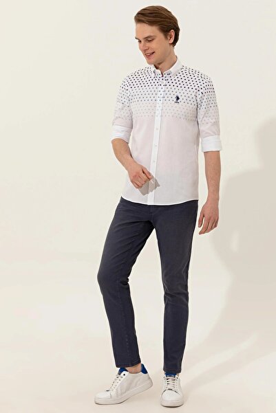 U.S. Polo Assn. U.s. Polo Erkek Slim Fit Denim Pantolon 1366524 Parker 033 Lacivert