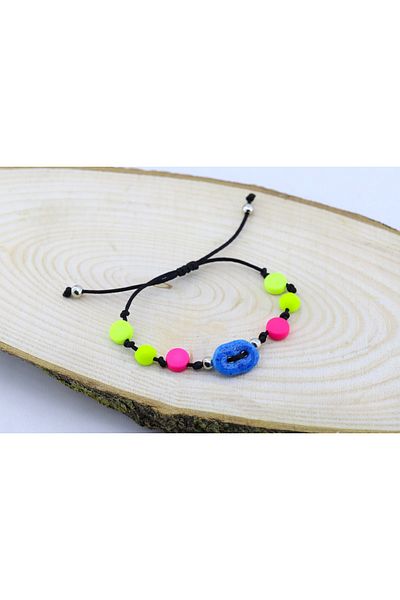 Nev Tasarım Syriac Beaded Adjustable Anklet