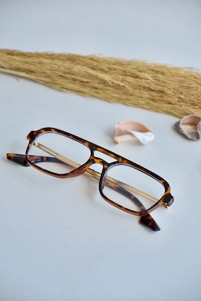LOOKUP Blue Light Protective Glasses Unisex New Model Blue Block Screen Goggles Leopard Frame Transparent Glass