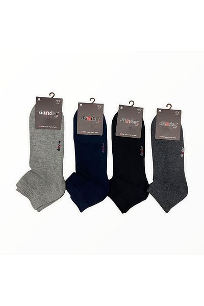 Dündar Men's Sole Bottom Towel Booties Socks 7651 Pack of 6