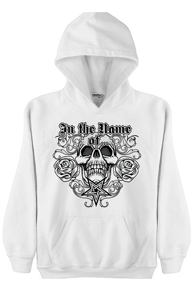 Edizen Супер премиум суитшърт с качулка и щампа Home Of Skull