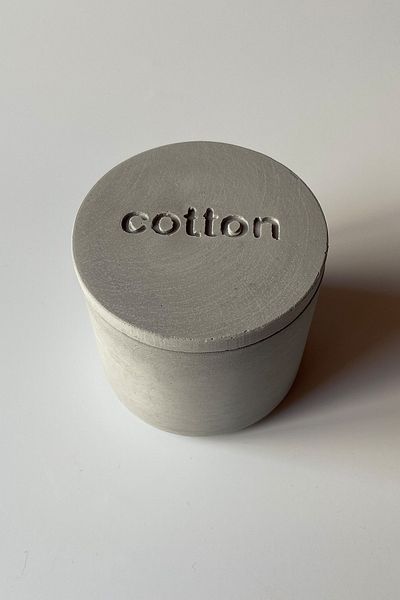 sin istanbul Concrete Cotton Cover Gray