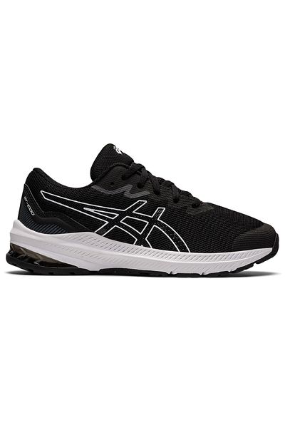 Girls black asics best sale