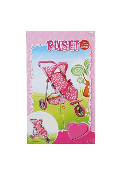 Sunman عربة أطفال منقطة 3 عجلات مع مظلة 663