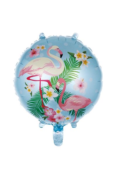 ELGALA Balloon Flamingo Themed Foil Balloon Blue Color