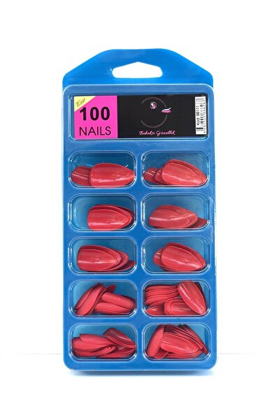 AİLY COSMETİCS Aily Professional 100'lü Kutulu Badem Takma Tırnak & Kırılmaz ...