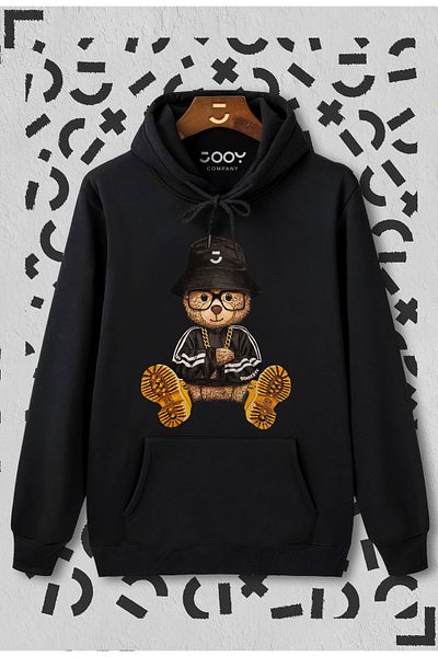 Jooy Company Hanorac cu glugă cu imprimeu Teddy Bear