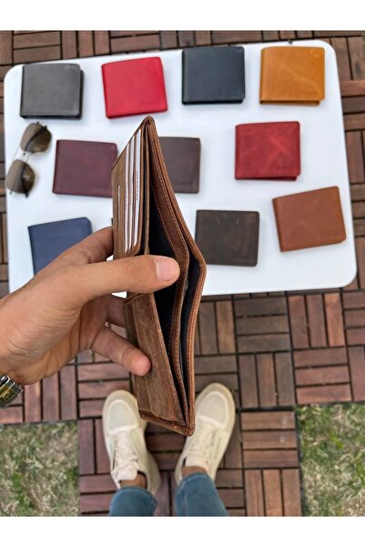 DERKON Ola Vintage Leather Tiguan Tan Wallet