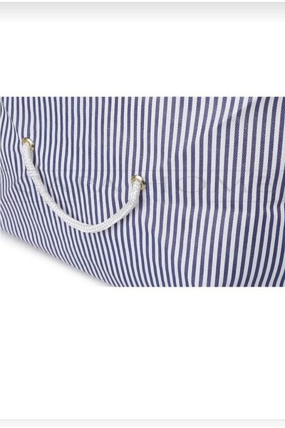AYHOME Șosete multifuncționale imprimate cu dungi violete Haine de rufe Pulover Depozit cu fermoar 30x22x18cm Suport pentru zestre