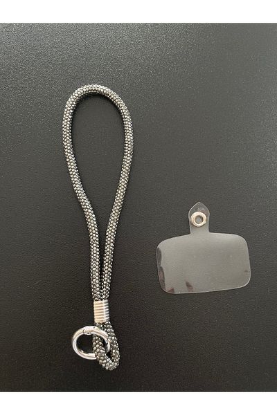 Casecollection iPhone Crystal Stone Long Wrist Strap