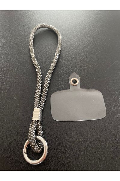 Casecollection iPhone Crystal Stone Long Wrist Strap