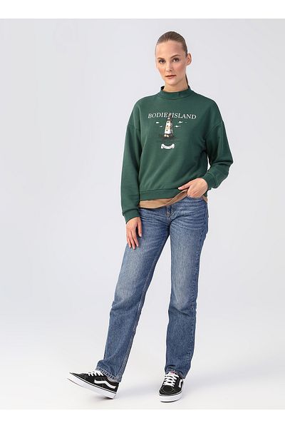 LİMON COMPANY Lemon Sweatshirt, XL, Smaragdgrün
