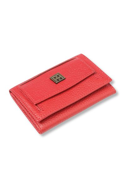 TH Men's Wallet & Card Holder Th-ws2732 Mtl Red