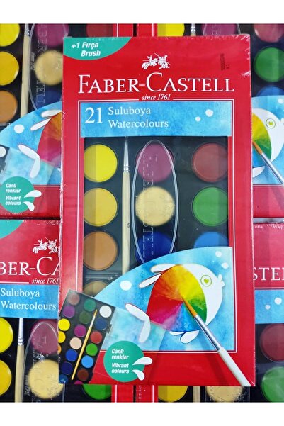 Faber Castell Sulu Boya- 21 Renk Büyük Boy Sulu Boya